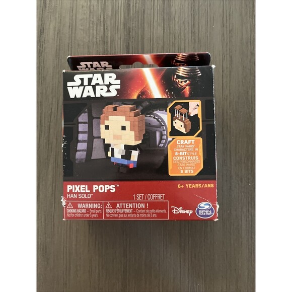 Star Wars Disney Pixel Pops Han Solo Foam  NIB - Picture 1 of 2